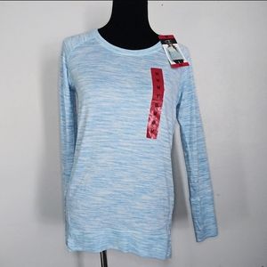 NWT Champion blue and white marled sweatshirt